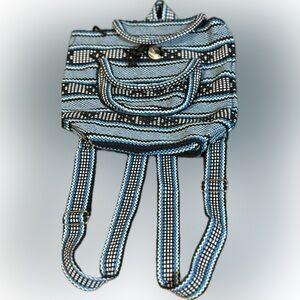 Woven Tapestry Mini Back Pack